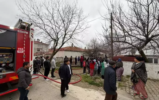 Tekirdağ'da Bedensel Engelli Adam Evde Yangında Yaralandı