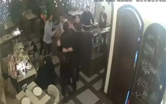 CHP'li belediye başkanının karıştığı kavga kamerada