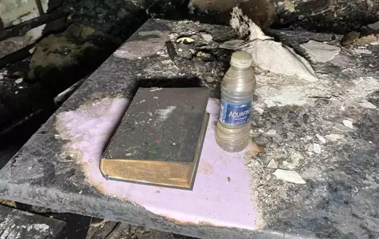 Çorum'da yanan gecekonduda Kur'an-ı Kerim meali zarar görmedi