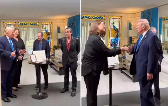 Dünya Orta Doğu'daki savaşa kilitlenmişken Trump sürpriz bir yerde ortaya çıktı