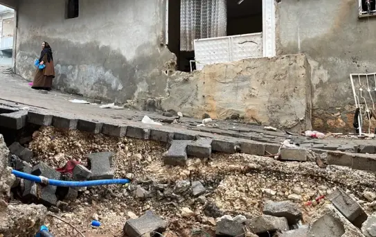 Şanlıurfa'da Sel: Aile Zor Kurtuldu