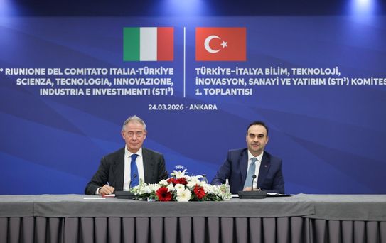 Türkiye-İtalya Bilim, Teknoloji, İnovasyon, Sanayi ve Yatırım Komitesi'nin ilk toplantısı Ankara'da yapıldı