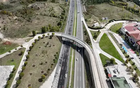 Bolu Dağı Tüneli'nde Bayram Yoğunluğu
