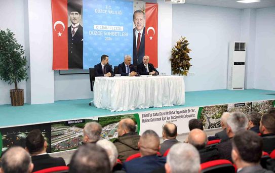 Düzce sohbetlerinin ikincisi Çilimli ilçesinde gerçekleşti