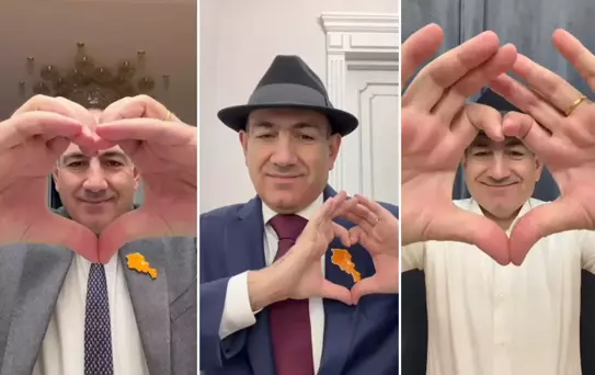 Paşinyan'dan kalpli günaydın videoları: Ülke lideri değil sanki fenomen