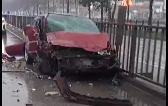 Samsun'da Otomobil-Tır Çarpışması: 1 Yaralı