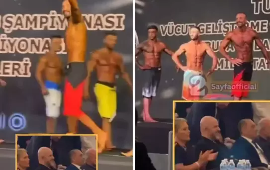 Demet Akalın'ın 'Sen bir eve gel lan' dediği eşi podyuma çıktı 