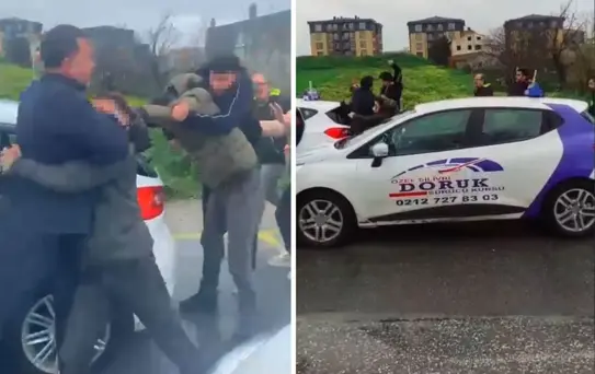 Direksiyon sınavını geçemeyen sürücü, babası ile birlikte eğitmene saldırdı