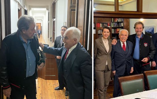 Doğu Perinçek, Elon Musk’ın babası ve danışmanı ile görüştü