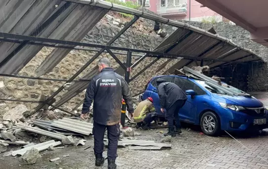 Bursa'da Fırtına ve Heyelan