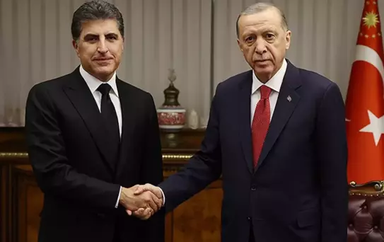 Cumhurbaşkanı Erdoğan, konutuna saldırı düzenlenen IKBY Başkanı Neçirvan Barzani ile görüştü