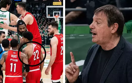 Yunan derbisinde kaos: Küfürler havada uçuştu, Ergin Ataman çıldırdı