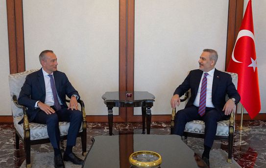 Hakan Fidan, Gazze Temsilcisi ile Görüştü