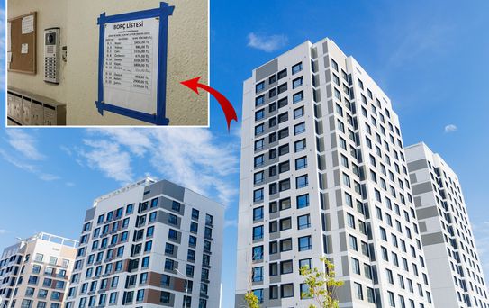 Apartman panosuna 'borçlu listesi' asan yandı