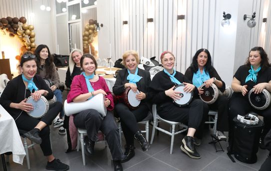 Karasu'da Ritim Grubu Terapi Oluyor