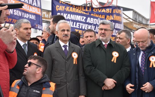 Bakan Uraloğlu temel atma ve açılış töreninde konuştu Açıklaması