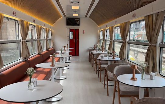 Burdur'da Tarihi Tren Garı'nda Yeni Sosyal Alanlar