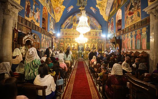 Gazze'de Hristiyanlar Palmiye Pazarı Bayramı'nı Kutladı