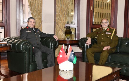 Selçuk Bayraktaroğlu Libya Komutanını Kabul Etti