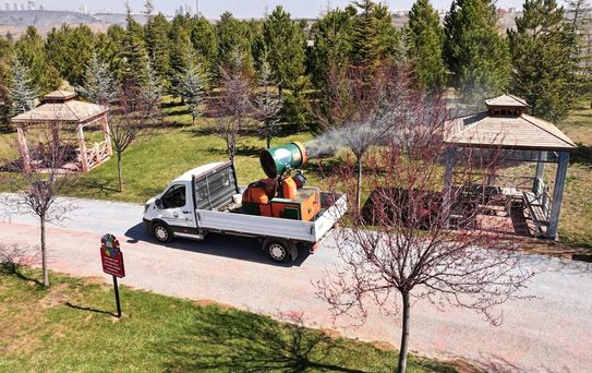 Gölbaşı Belediyesi'nden sivrisinek ve haşerelerle 12 ay kesintisiz mücadele