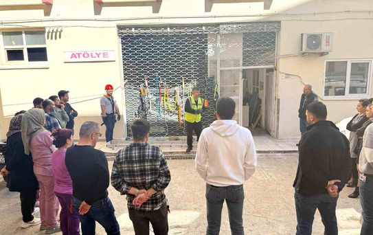 Manavgat'ta Yüksekte Çalışma Güvenliği Eğitimi