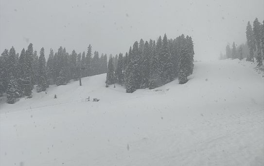 Ilgaz Dağı'nda Kar Yağışı