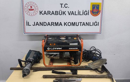 Safranbolu'da Kaçak Kazı Operasyonu