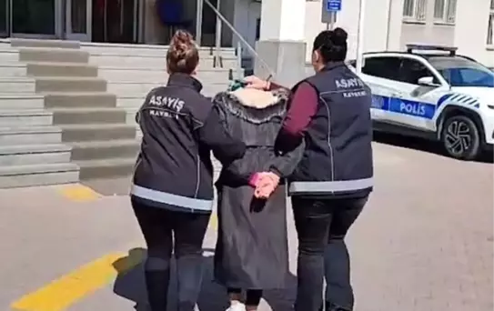 Hırsızlık suçundan aranan kadın Kayseri'de yakalandı