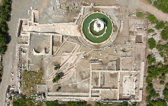 Kibyra Antik Kenti'nde Medusa Mozaiği ziyarete açıldı