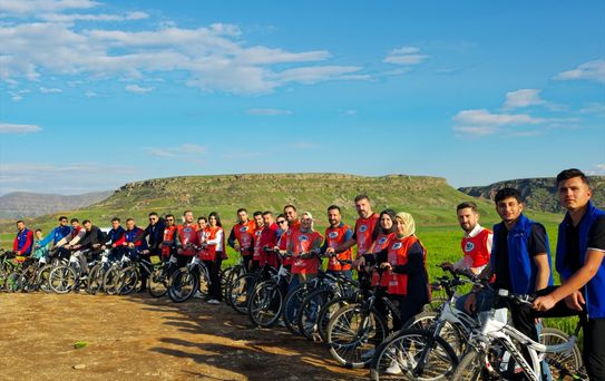 Kozluk'ta Bisiklet Turu Etkinliği