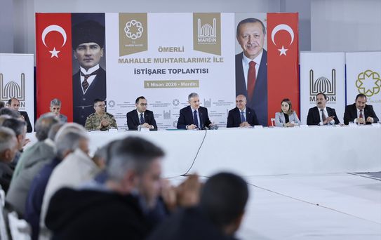 Vali Akkoyun Ömerli'de Muhtarlarla Buluştu