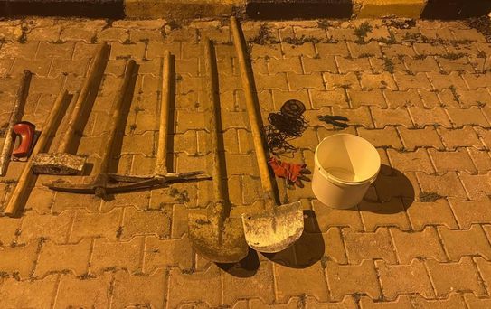Harran'da Kaçak Kazı Yapan 5 Şüpheli Yakalandı