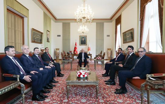 Kurtulmuş'tan Büyükelçi Kabulü