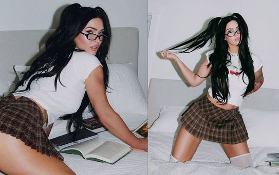 Ünlü oyuncu Megan Fox, yatakta verdiği pozlarla sosyal medyayı salladı