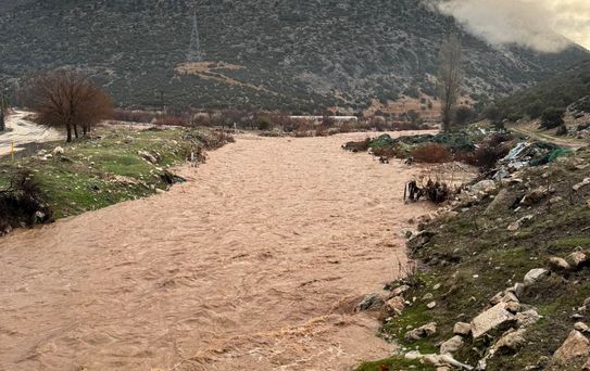 Elmalı'da sel felaketi: Tarım arazileri su altında