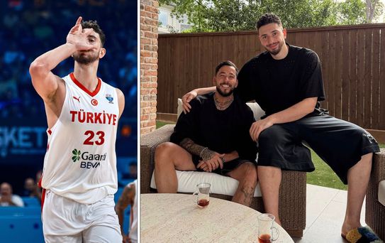 Houston’da Türk buluşması! NBA yıldızı Alperen Şengün ile Mahmut Orhan bir arada