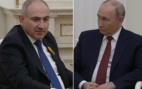 Kremlin'de olay görüntü! Paşinyan, Putin'in isteğini dünyanın gözü önünde reddetti