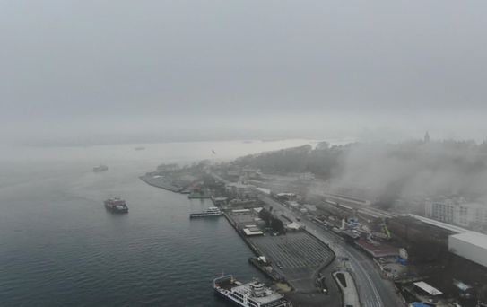İstanbul'da sis etkili oluyor