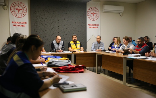 Adana Hastanesi'nde KBRN Tatbikatı Gerçekleştirildi