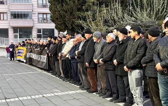 Amasya'da Filistin için Dua Etkliği