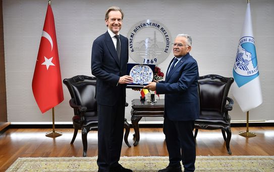 Belçika Büyükelçisi Kayseri'yi Ziyaret Etti