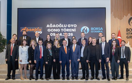 Ağaoğlu GYO Borsa İstanbul'da İşlem Görmeye Başladı