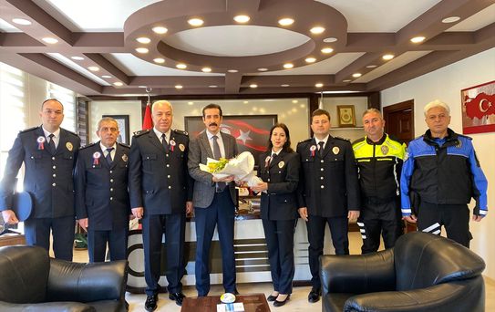 Emniyet Müdürlüğü'nden Kaymakam'a Ziyaret