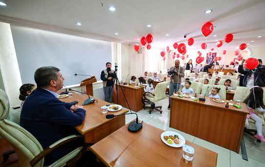 Burdur'da Temsili Çocuk Meclisi Toplandı