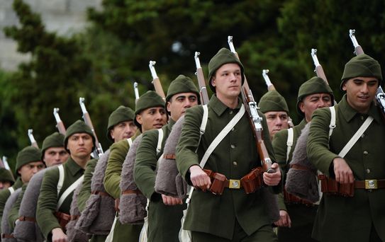 Çanakkale Kara Savaşları'nın 111. yıl dönümü törenlerinin provası yapıldı