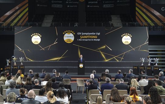 CEV Şampiyonlar Ligi şampiyonu VakıfBank, basın mensuplarıyla buluştu