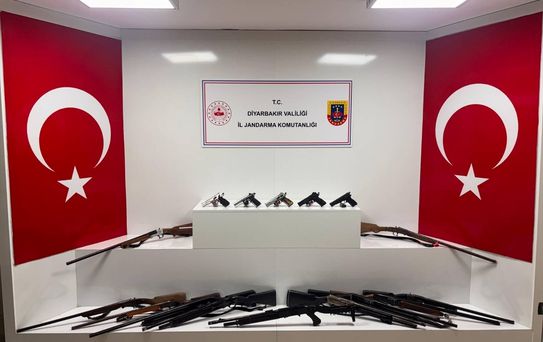 Diyarbakır'da Ruhsatsız Silah Operasyonu