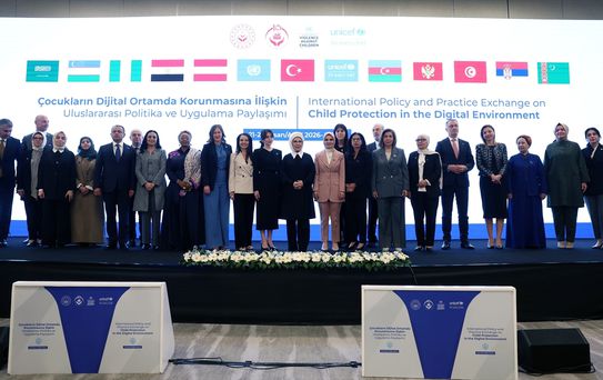 Emine Erdoğan 'Çocukların Dijital Ortamda Korunmasına İlişkin Uluslararası Politika ve Uygulama Paylaşımı' toplantısında konuştu Açıklaması