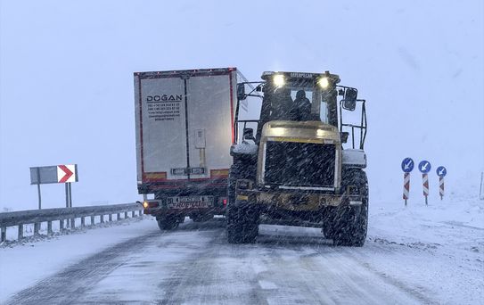 Doğu Anadolu'da Kar Etkili Oldu