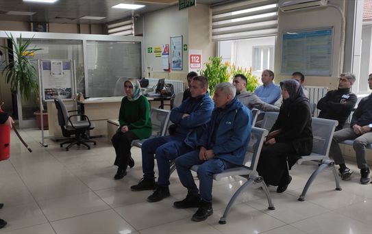 PTT Çalışanlarına Yangın Tatbikatı